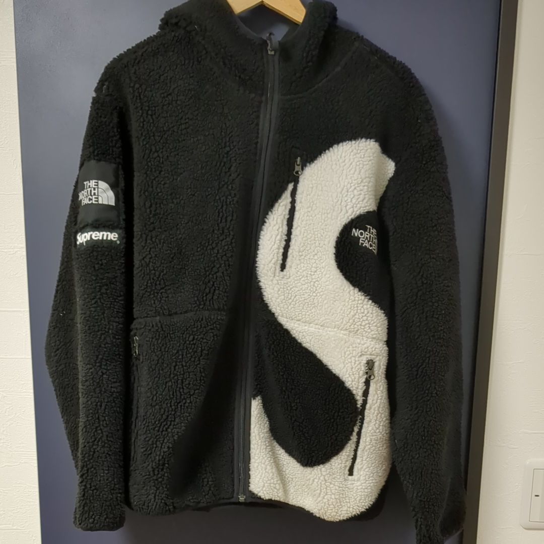 Supreme x The North Face S Logo Hooded Fleece Jacket "Black"