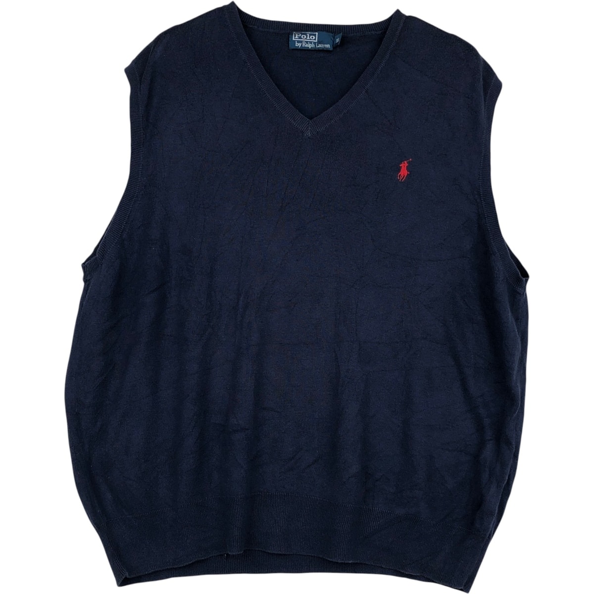 古着 ラルフローレン Ralph Lauren POLO by Ralph Lauren Vネック ニットベスト メンズXL相当/rab181081