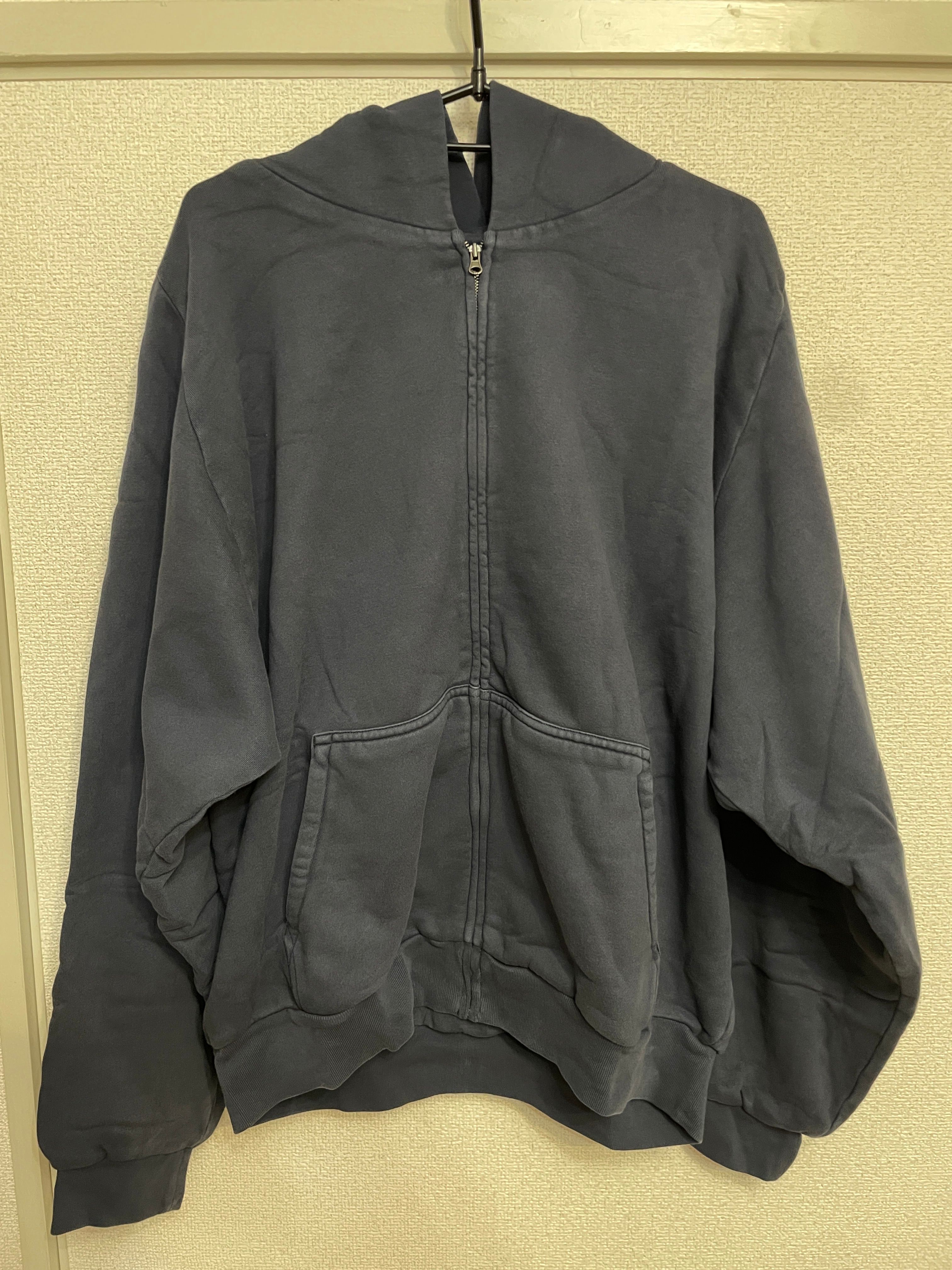 YEEZY GAP Doubleface Wide Silhouette Zip Up Sweat Hoodie 
