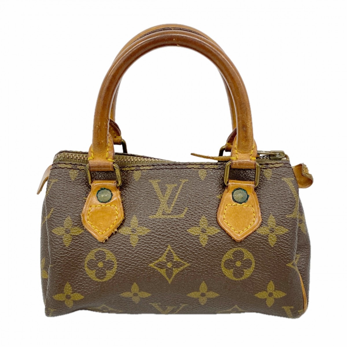 【6dc3648-k】ルイヴィトン ハンドバッグ モノグラム ミニスピーディ M41534 ブラウン【中古】レディース