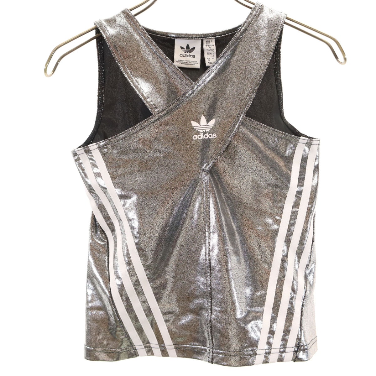 美品 adidas Originals アディダスオリジナルス Adilenium タンクトップ XS シルバー