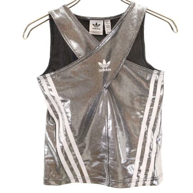 美品 adidas Originals アディダスオリジナルス Adilenium タンクトップ XS シルバー