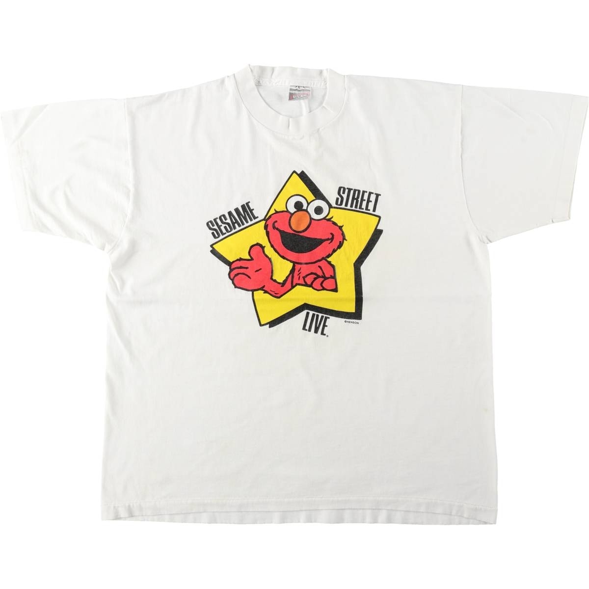 古着 90年代 フルーツオブザルーム FRUIT OF THE LOOM SESAME STREET セサミストリート エルモ キャラクタープリントTシャツ USA製 メンズXL相当 ヴィンテージ/eaa641844