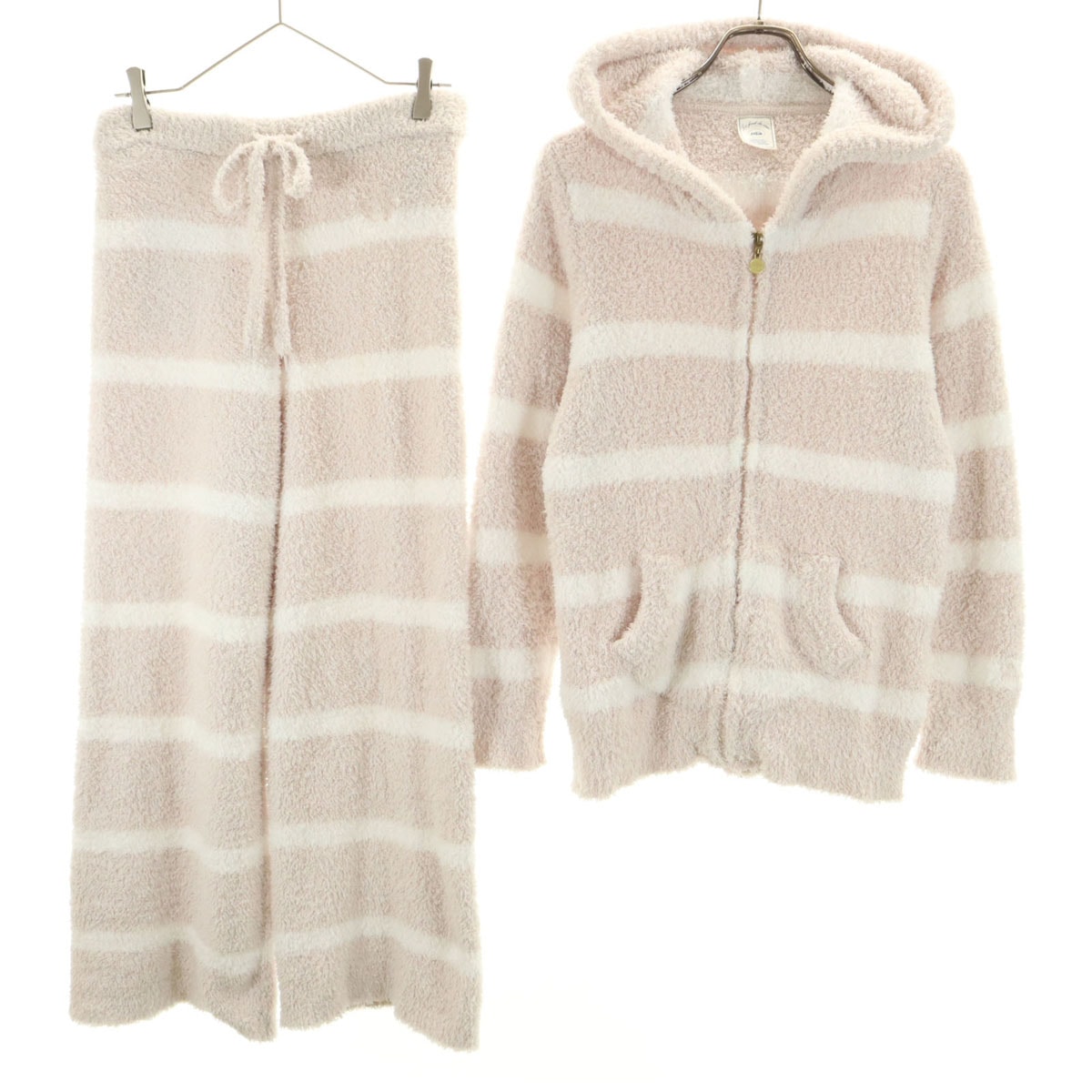 gelato pique ジェラートピケ 長袖 ルームウェア 上下セットアップ F ピンク系 ふわもこ