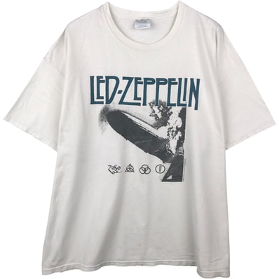 古着 00年代 ヘインズ Hanes HEAVYWEIGHT LED ZEPPELIN レッドツェッペリン バンドTシャツ バンT メンズXXL相当/eaa637328