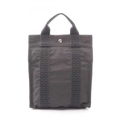 エルメス HERMES エールライン アドPM リュックサック バックパック バッグ ナイロンキャンバス レディース グレー系 【中古】