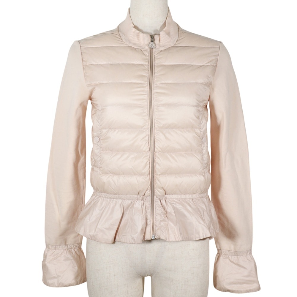 モンクレール マグリアカーディガン ダウン切り替え フリル C295484643