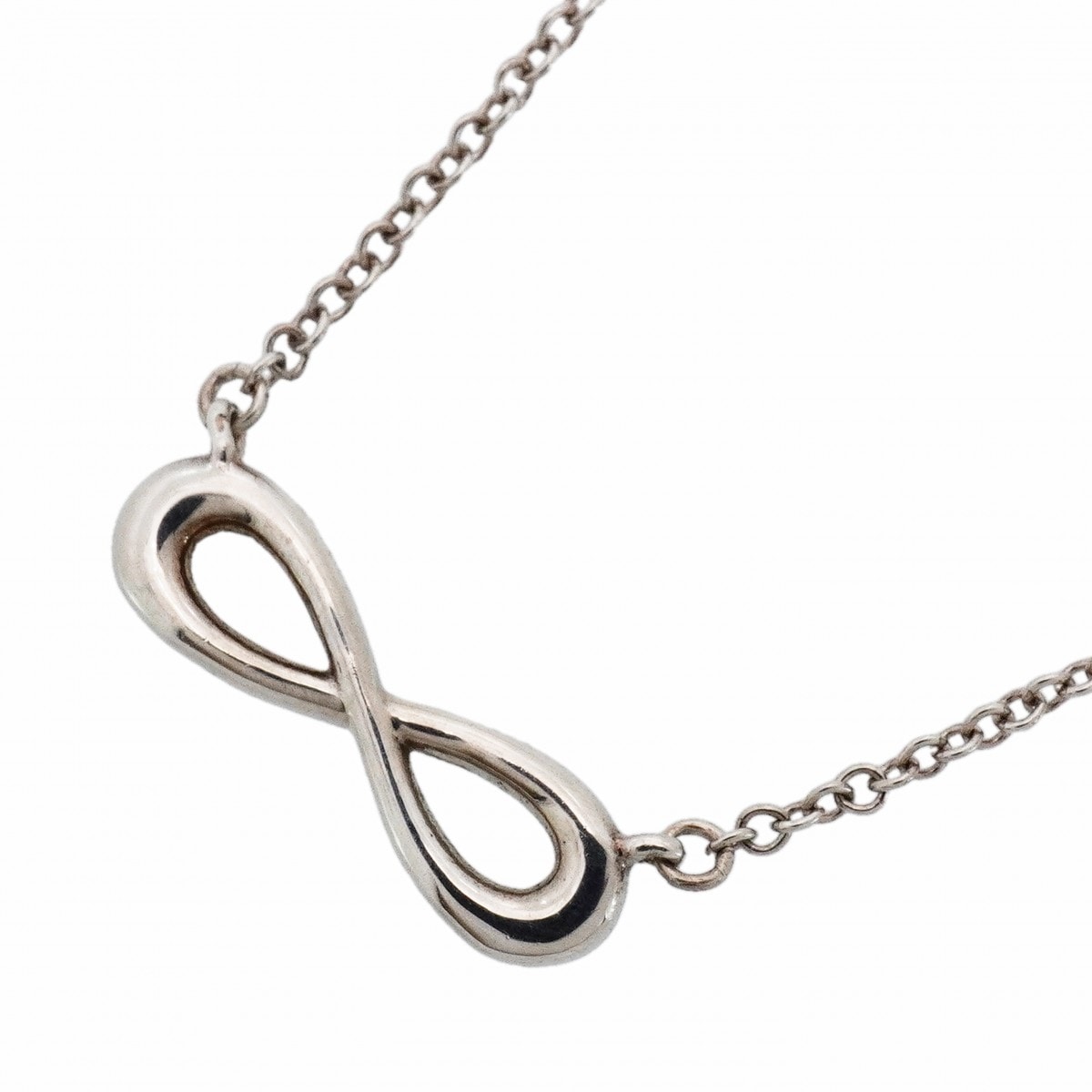 【6jdb0082-k】ティファニー ネックレス インフィニティ シルバー925【中古】レディース