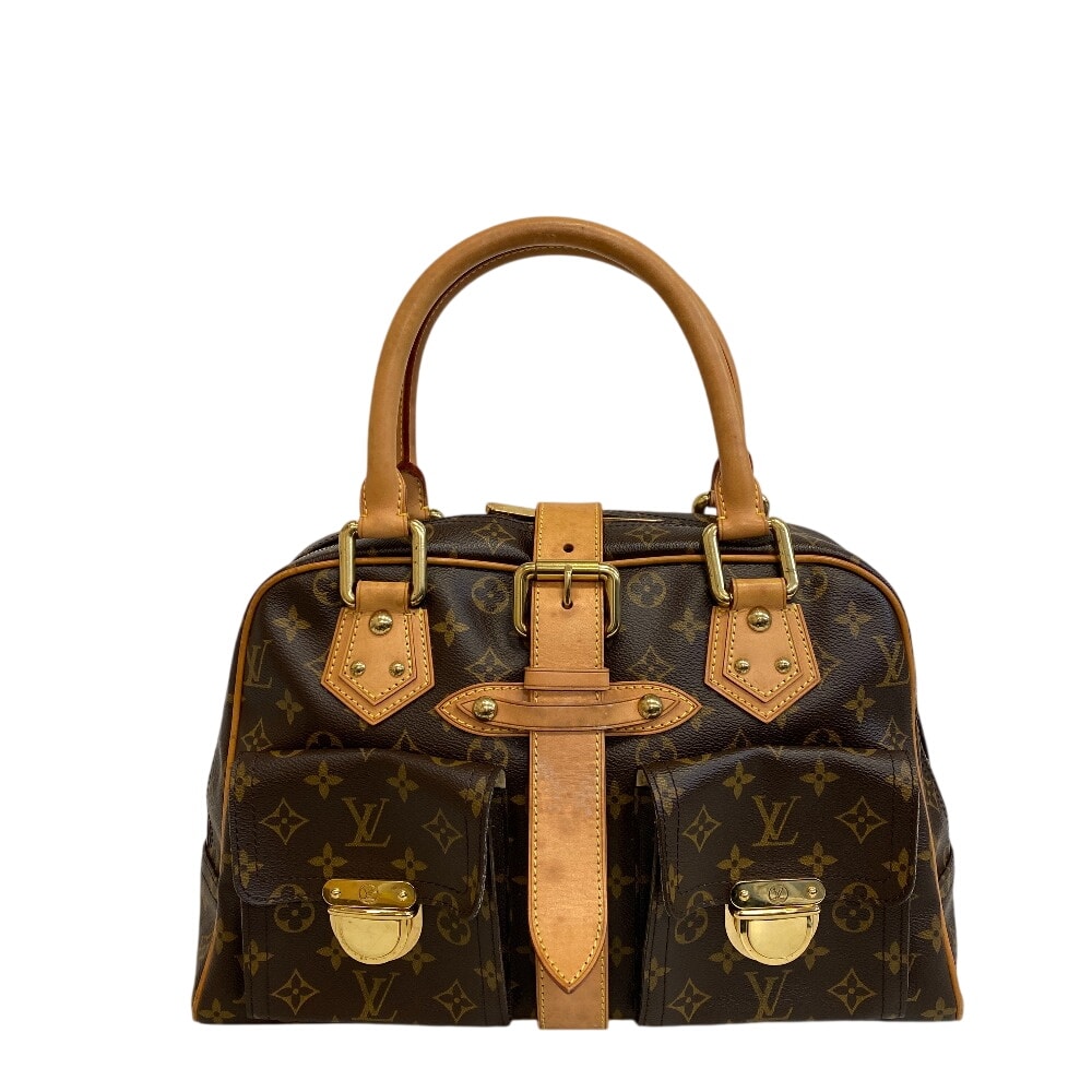 ルイヴィトン LOUIS VUITTON ハンドバッグ モノグラム マンハッタンGM M40025 ブラウン