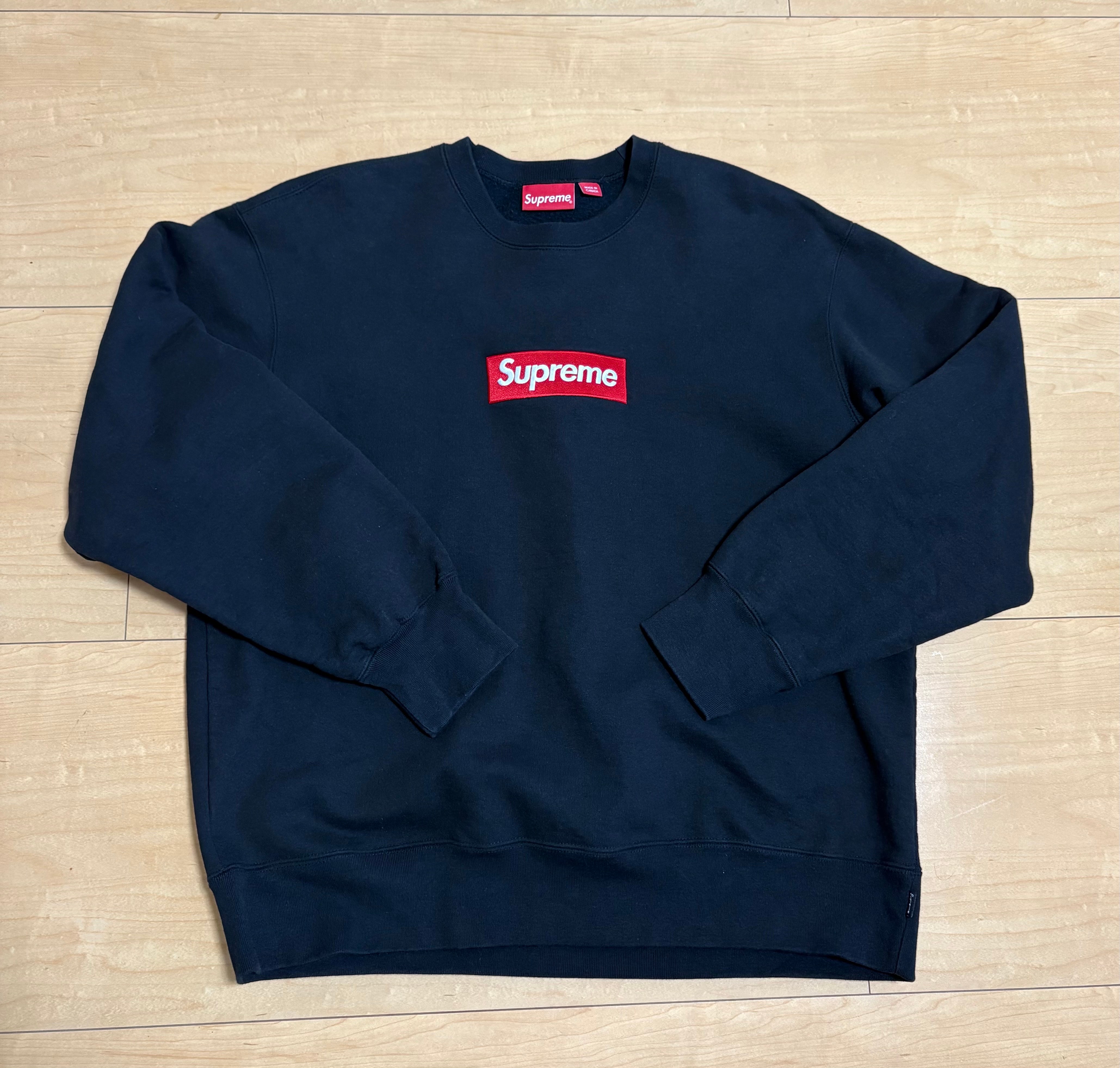 Supreme Box Logo Crewneck "Black" (22FW)