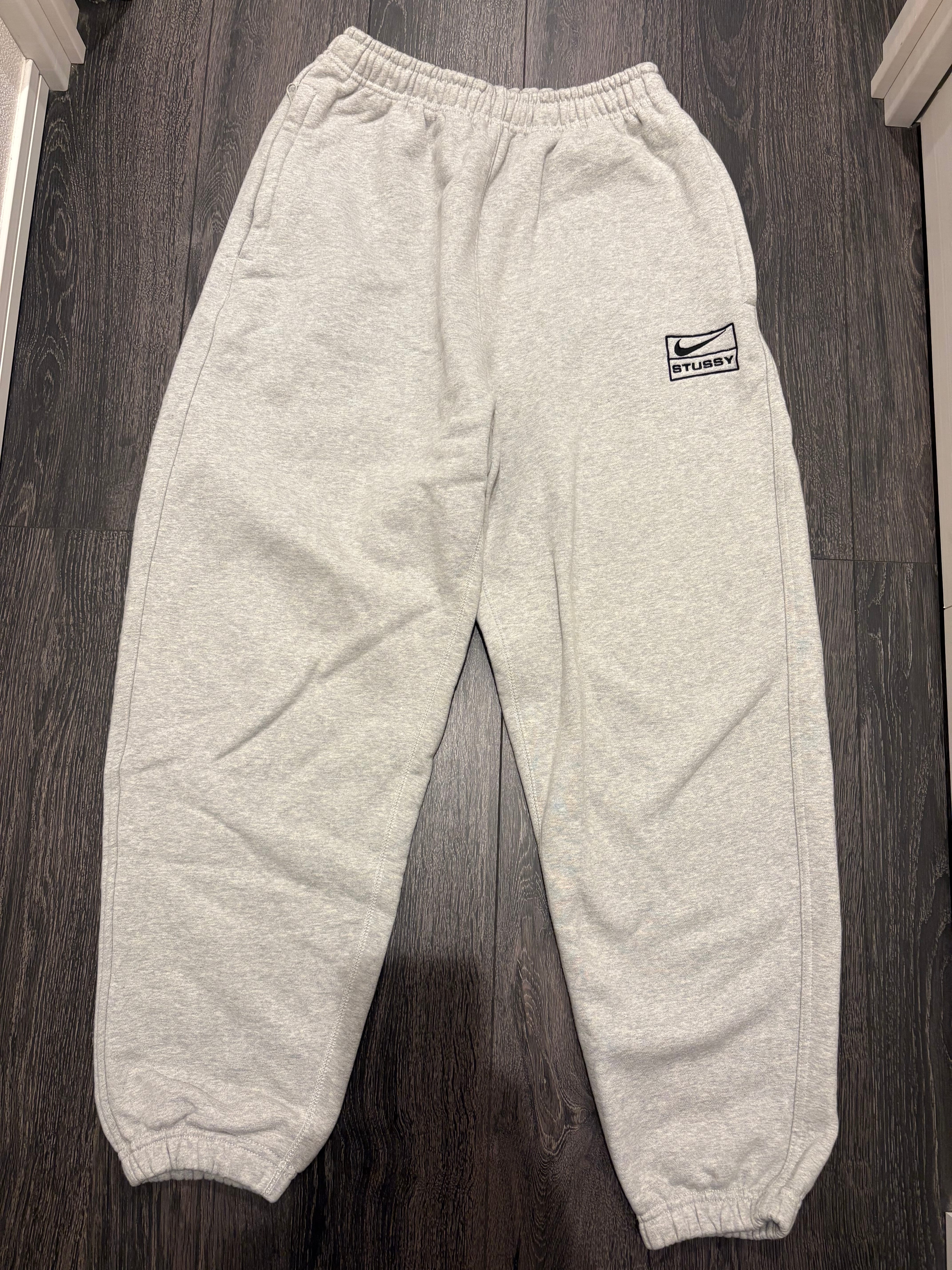 Stussy x Nike Fleece Pant "Grey Heather" (US Size) FN5231-050