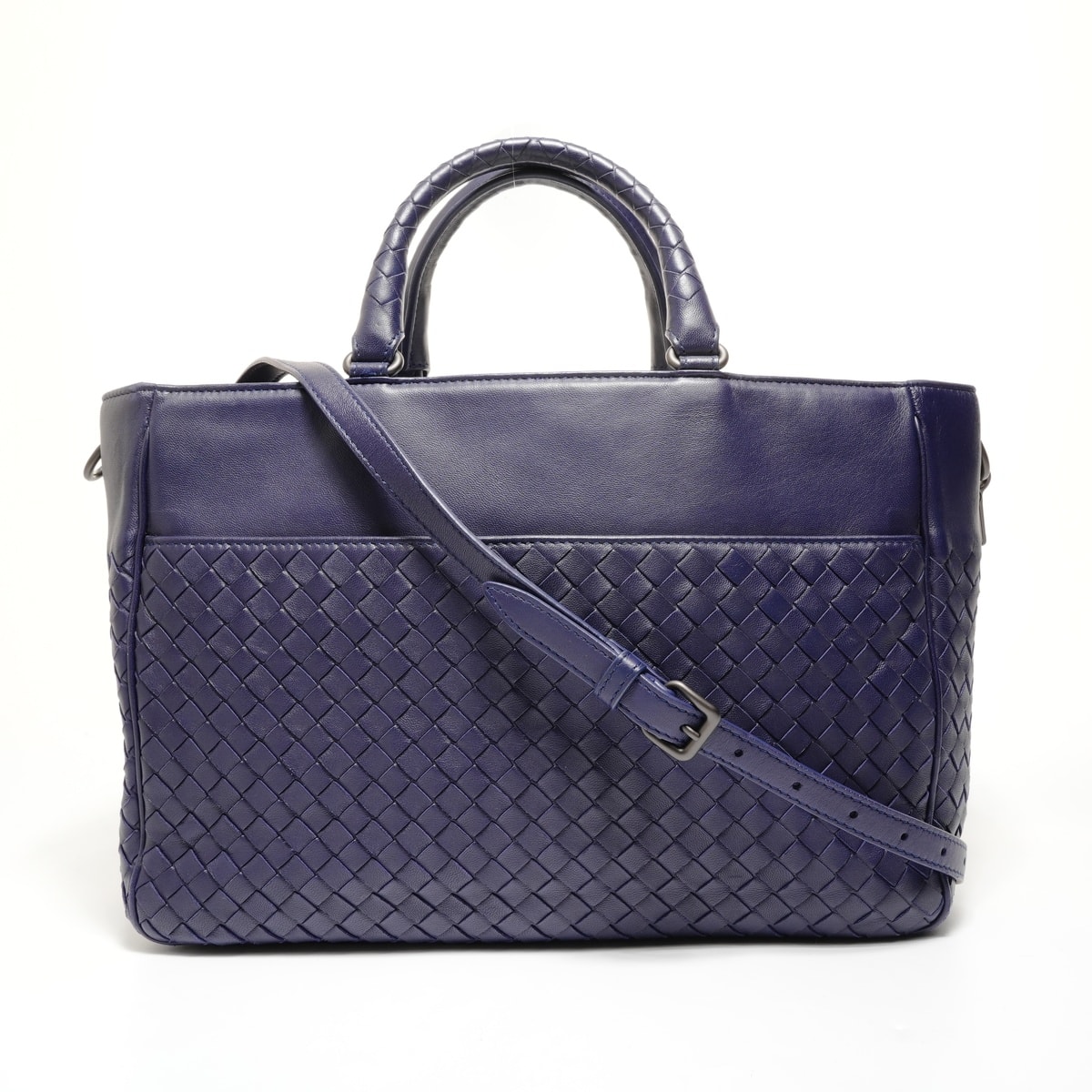 ボッテガヴェネタ BOTTEGAVENETA イントレチャート ハンドバッグ【中古】