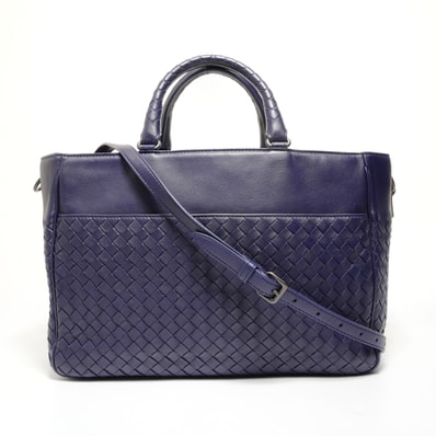 ボッテガヴェネタ BOTTEGAVENETA イントレチャート ハンドバッグ【中古】
