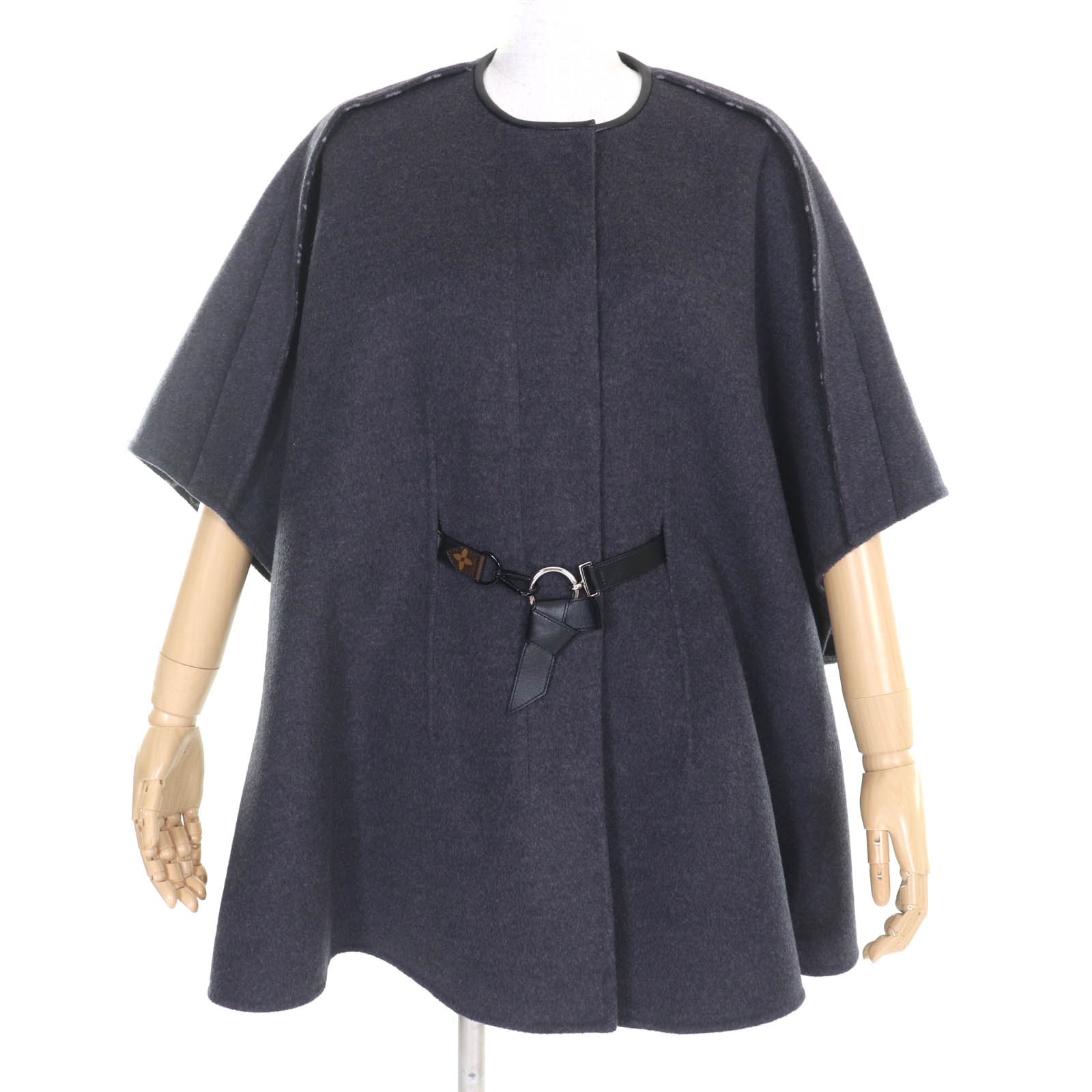 極美品 ルイヴィトン
 コート チャコールグレー レディース 34 FGC038QWE