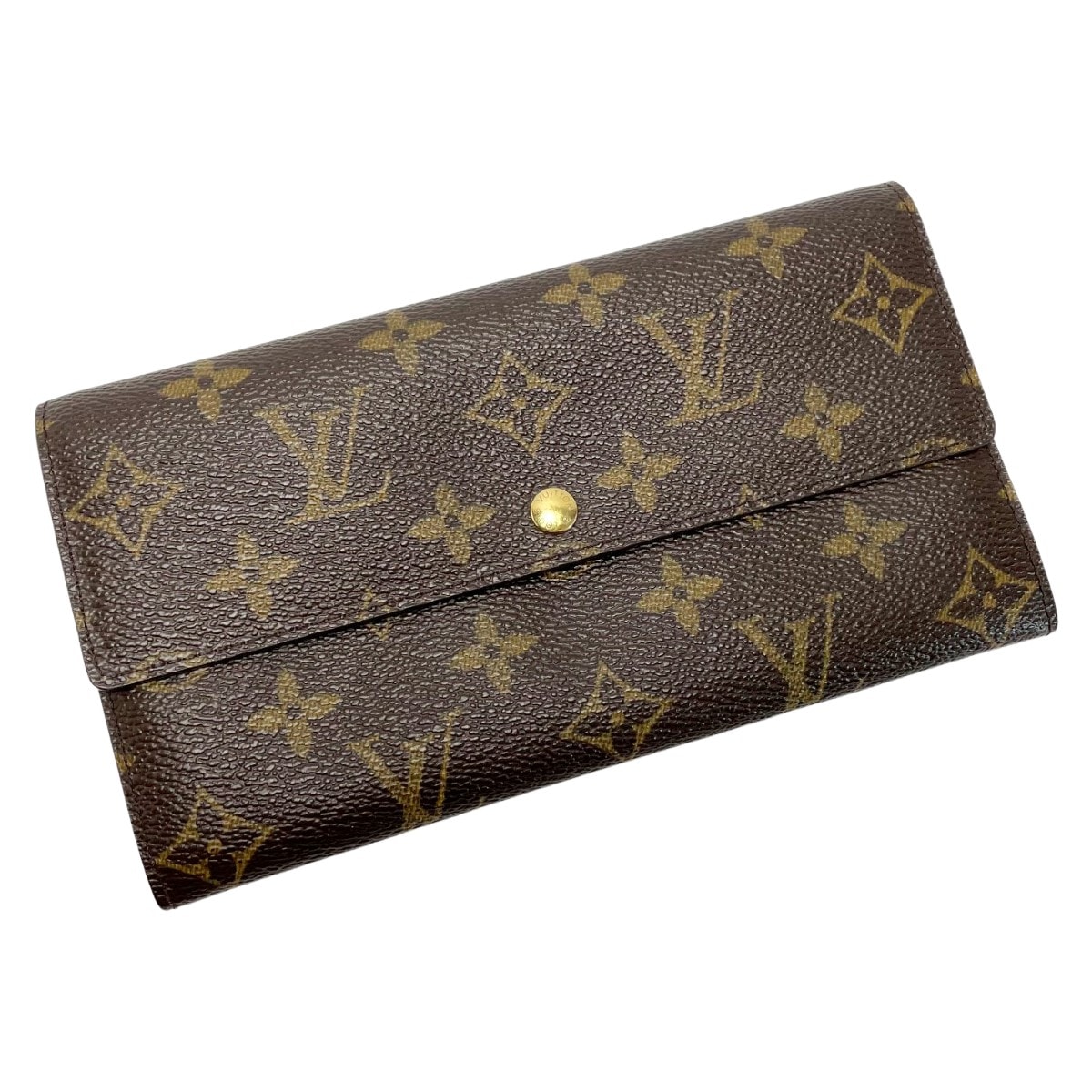 ☆☆LOUIS VUITTON ルイヴィトン モノグラム ポシェットポルトモネクレディ M61725 長財布 レディース ゴールド金具