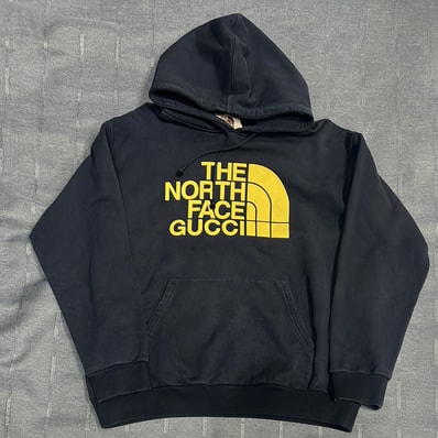 GUCCI x The North Face Web Print Hoodie "Black"