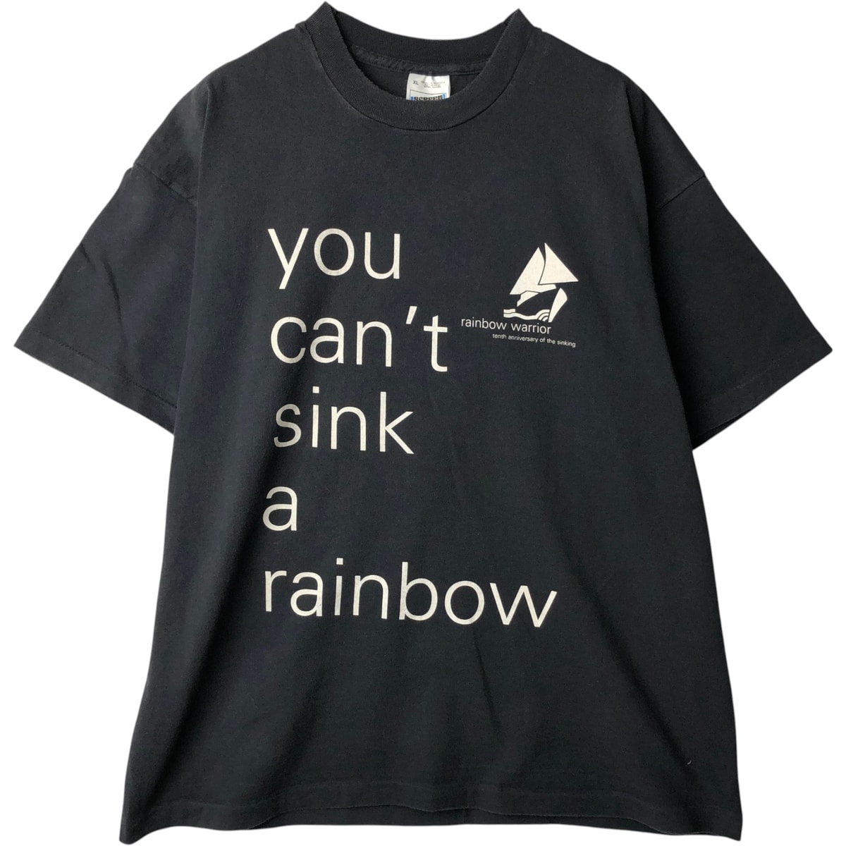 古着 90年代 フルーツオブザルーム FRUIT OF THE LOOM SCREENSTARS スクリーンスターズ メッセージプリントTシャツ アイルランド製 メンズXL相当 ヴィンテージ/eaa636643