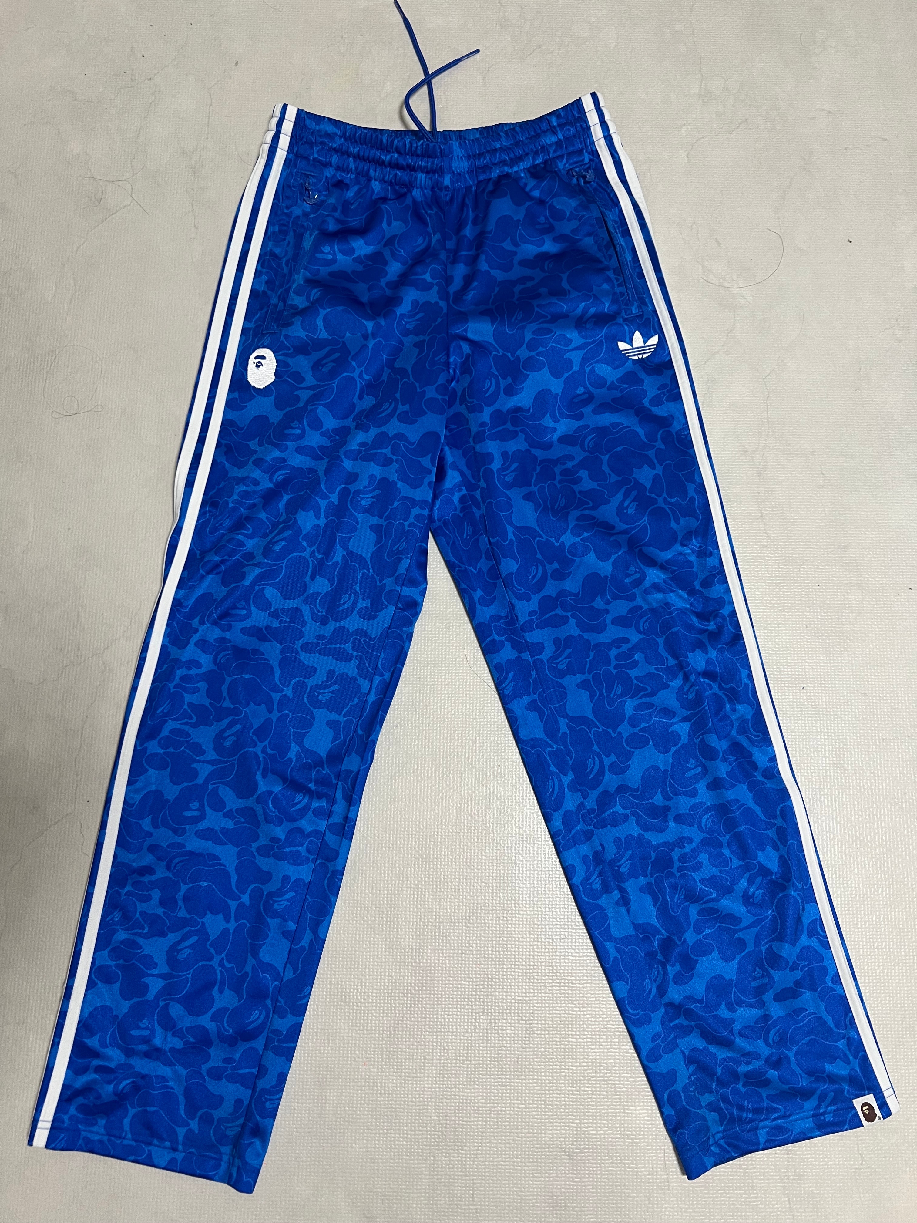 adidas x A BATHING APE Firebird Truck Pants "Blue"