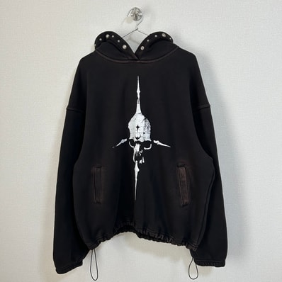 THUG CLUB Peace Stud Hoodie "BLACK"