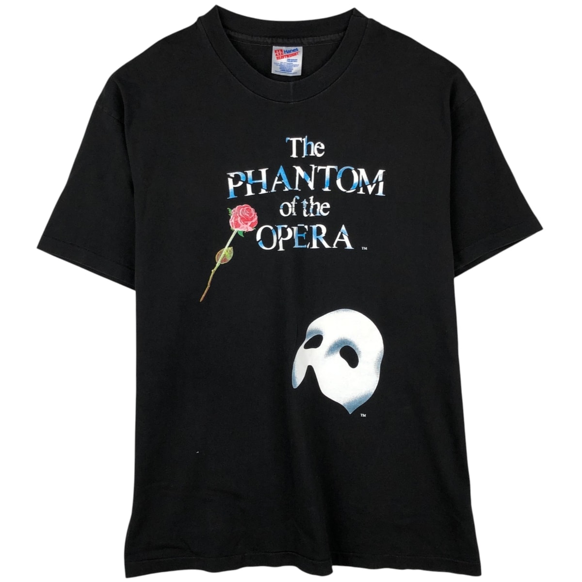 古着 90年代 ヘインズ Hanes HEAVYWEIGHT The Phantom of the Opera オペラ座の怪人 プリントTシャツ USA製 メンズL相当 ヴィンテージ/eaa621905