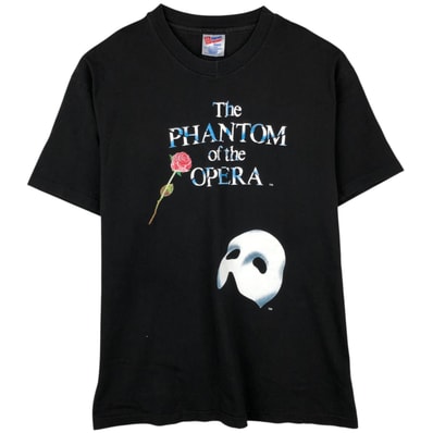 古着 90年代 ヘインズ Hanes HEAVYWEIGHT The Phantom of the Opera オペラ座の怪人 プリントTシャツ USA製 メンズL相当 ヴィンテージ/eaa621905