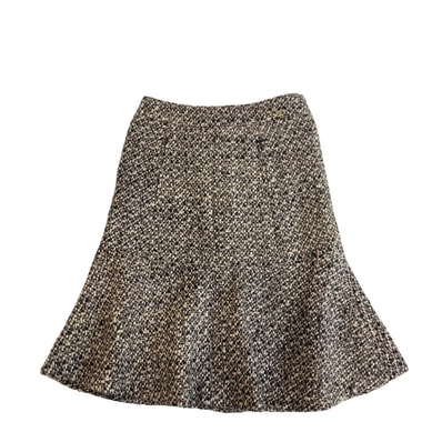 シャネル CHANEL スカート ココマーク ブラウン