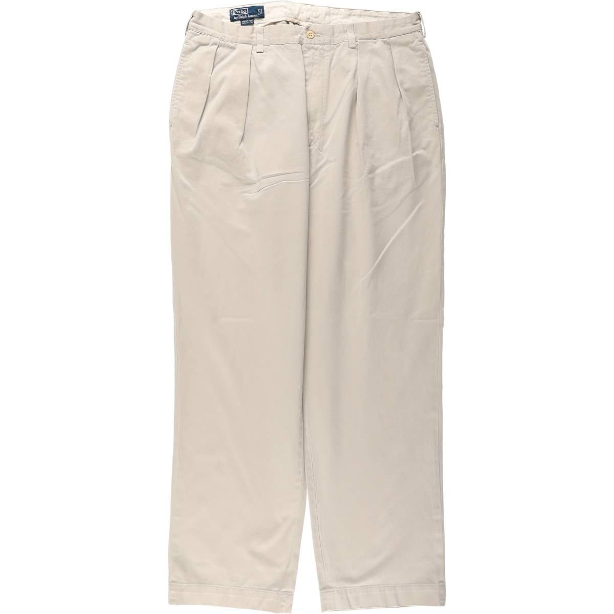 古着 ラルフローレン Ralph Lauren Polo by Ralph Lauren ANDREW PANT ツータック チノパンツ メンズw35相当/eaa680088