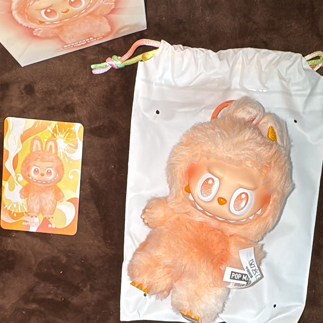 POP MART THE MONSTERS (LABUBU) Big into Energy Series Plush Pendant HAPPINESS