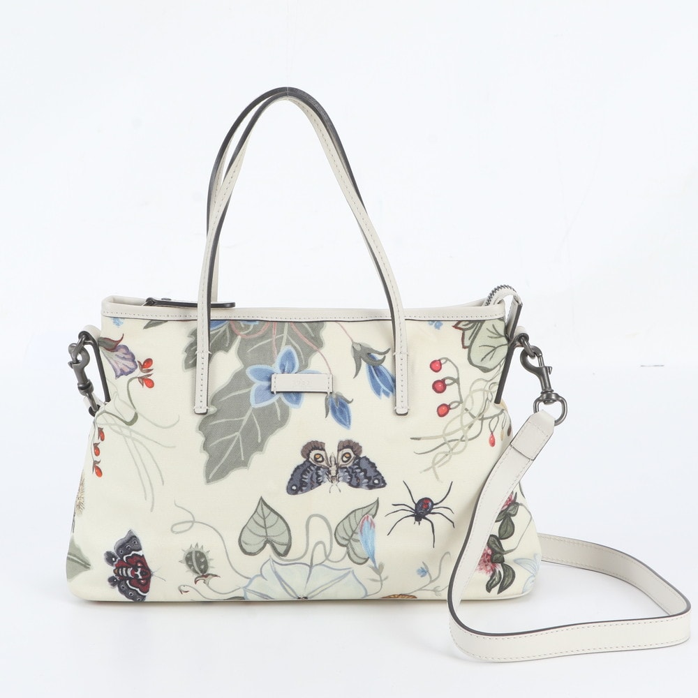 ■極美品 グッチ フラワー 花柄 353440 ショルダーバッグ