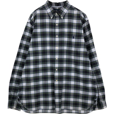 古着 ラルフローレン Ralph Lauren 長袖 ボタンダウンチェックシャツ メンズXL相当/eaa634842
