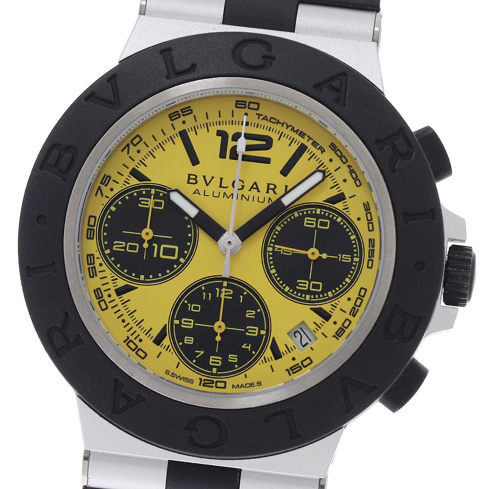 ☆美品 ブルガリ アルミニウム BB41ATCH メンズ 【中古】