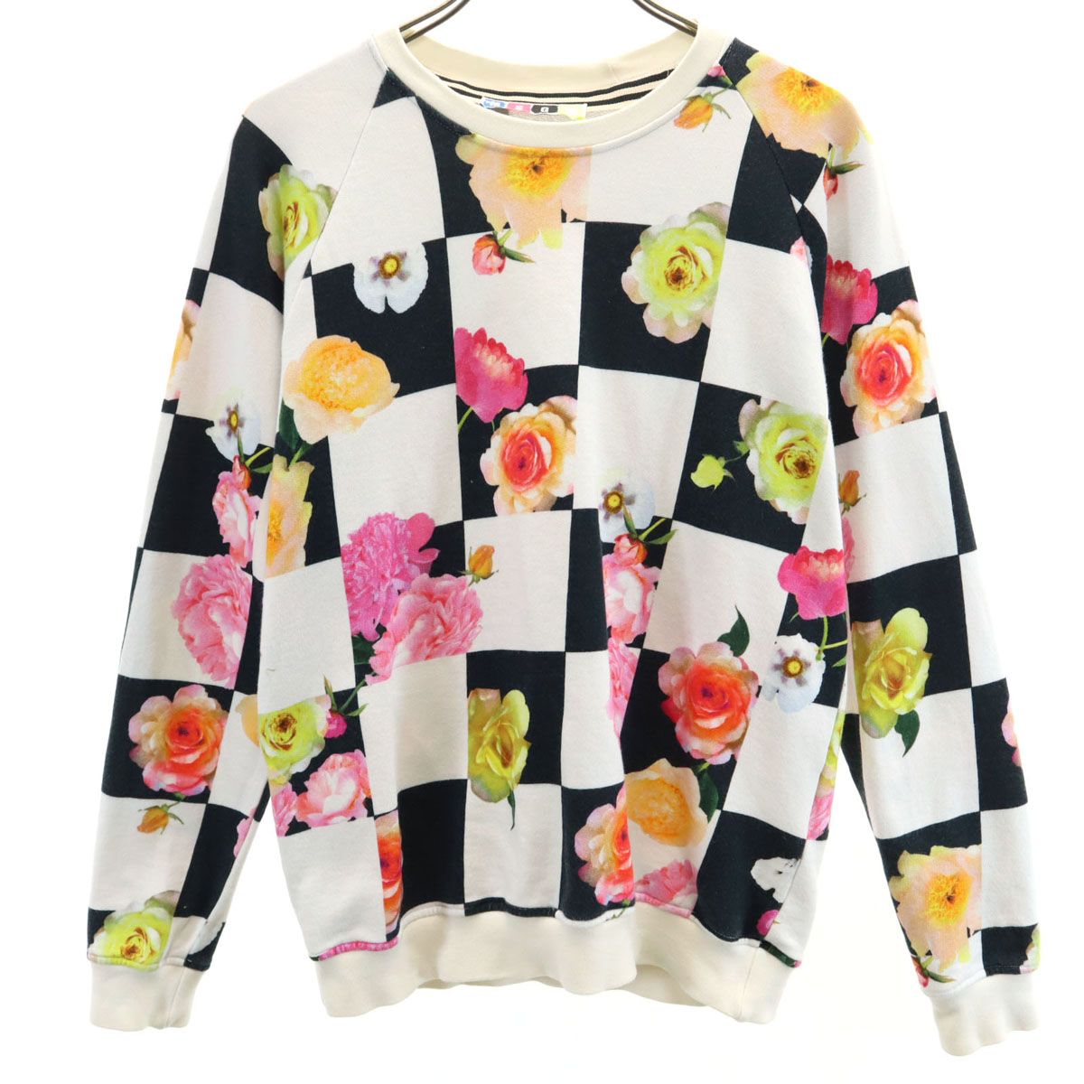 MSGM エムエスジーエム イタリア製 長袖 トレーナー XS ホワイト系 スウェット