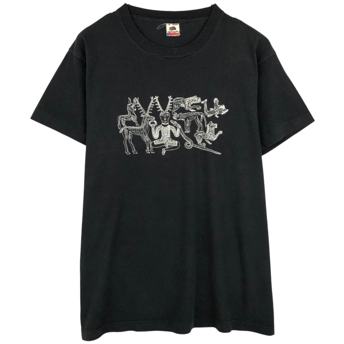 古着 90年代 フルーツオブザルーム FRUIT OF THE LOOM ケルト神話 プリントTシャツ USA製 メンズXL相当 ヴィンテージ/eaa657704