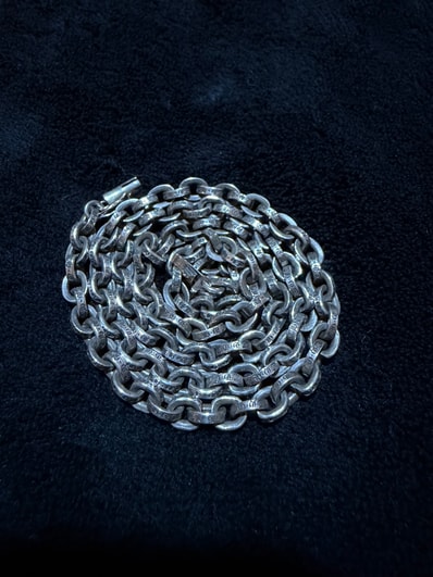 Chrome Hearts Paper Chain Necklace "Silver"