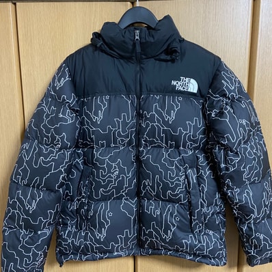 The North Face Novelty Nuptse Jacket "Black Tree Bark"