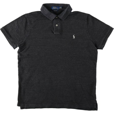 古着 ラルフローレン Ralph Lauren POLO RALPH LAUREN CUSTOM SLIM FIT 半袖 ポロシャツ メンズL相当/eaa654535
