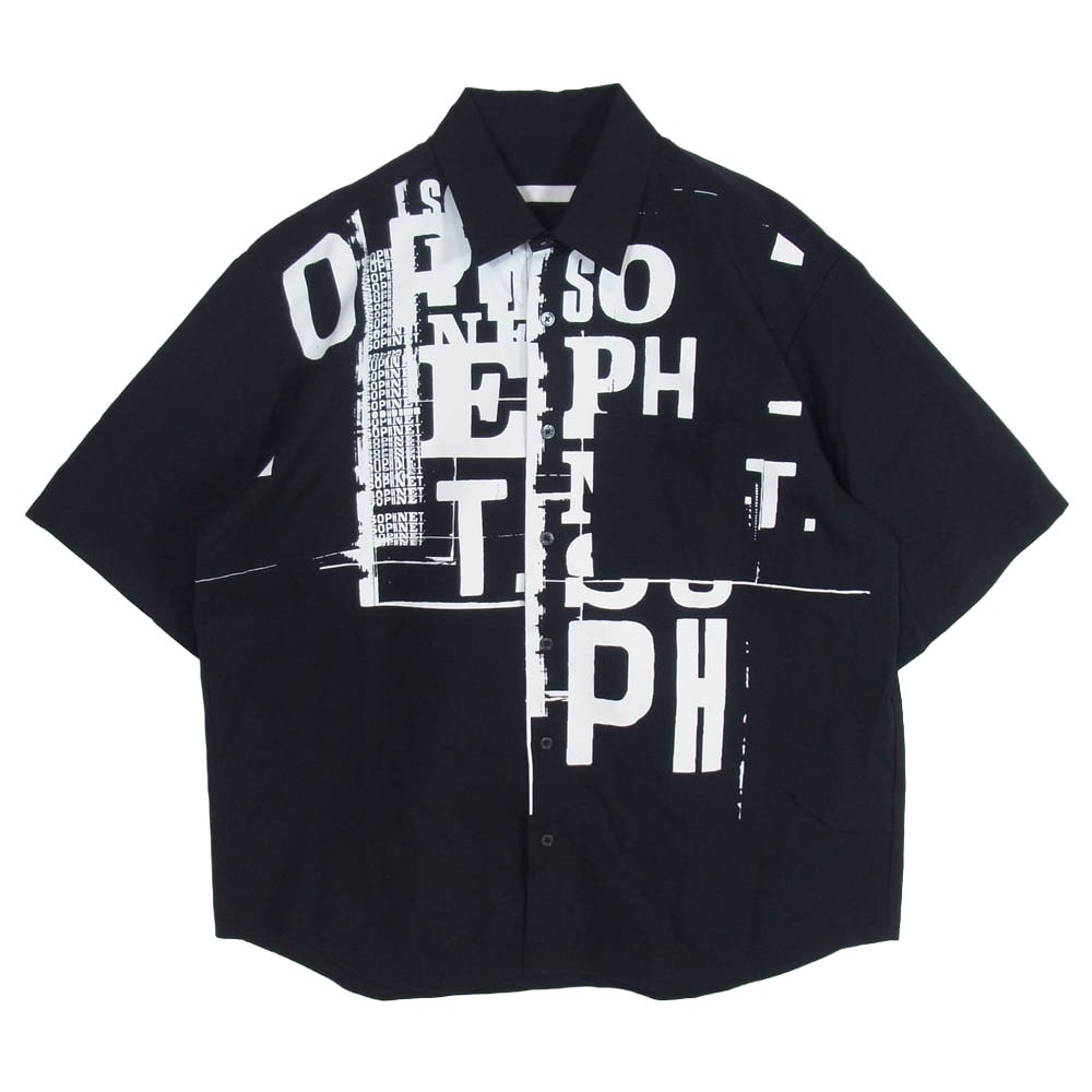 SOPHNET. ソフネット SOPH-250067 SIMON TAYLOR: BROKEN BEAUTY S/S SHIRT サイモン テイラー 半袖 シャツ ブラック系 S【中古】