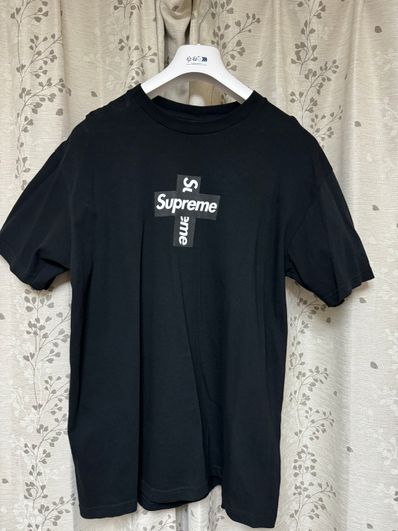 Supreme Cross Box Logo Tee "Black"