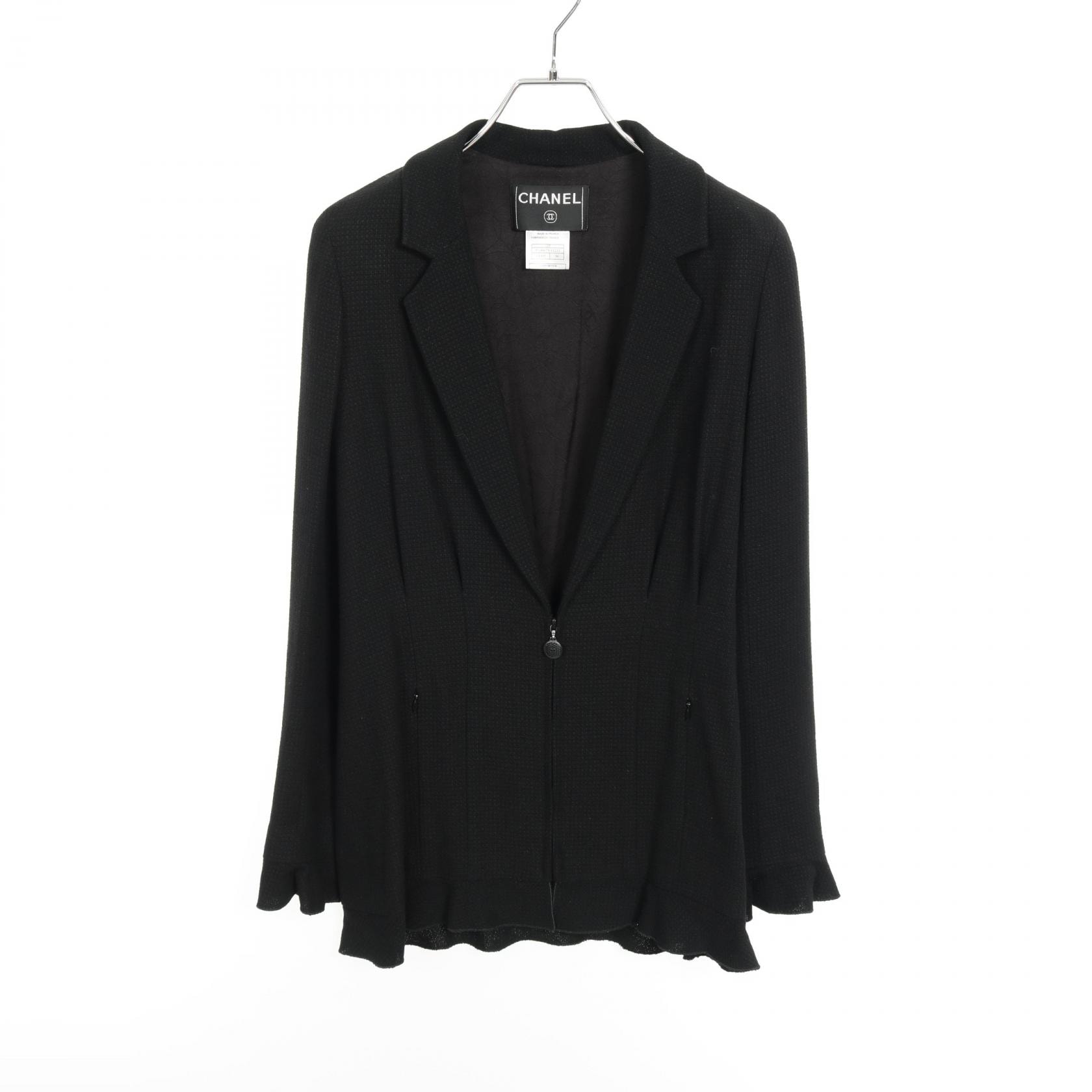 シャネル CHANEL 衣料品 アウター ウール レーヨン レディース ブラック系 P19667V11211 【中古】