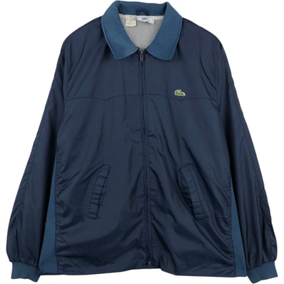 古着 70~80年代 ラコステ LACOSTE IZOD 襟付き ナイロンジャケット メンズXL相当 ヴィンテージ/eaa648904