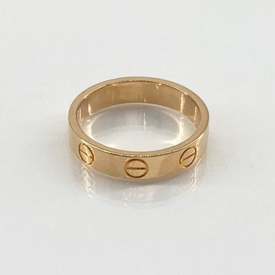 CARTIER(カルティエ) ミニラブ Au750 #47 #7号 リング・指輪 3.02g