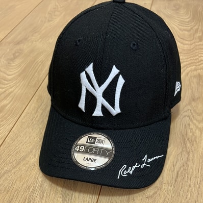 NEW ERA x Polo Ralph Lauren x MLB 49FORTY Cooperstown New York Yankees "Black"