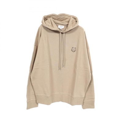 メゾンキツネ MAISON KITSUNE フォックスヘッド パーカー 衣料品 トップス コットン メンズ ベージュ系 PM00706KM03400302M 【新品】