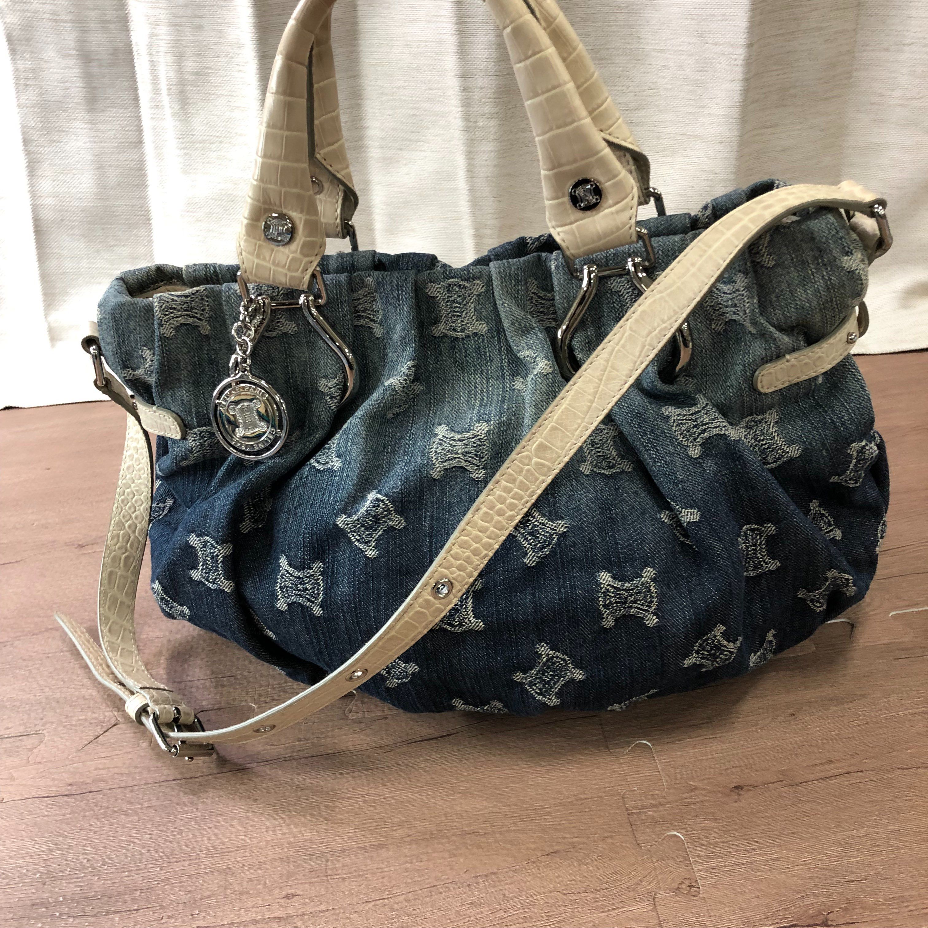 セリーヌ デニム 2way ハンドバッグ