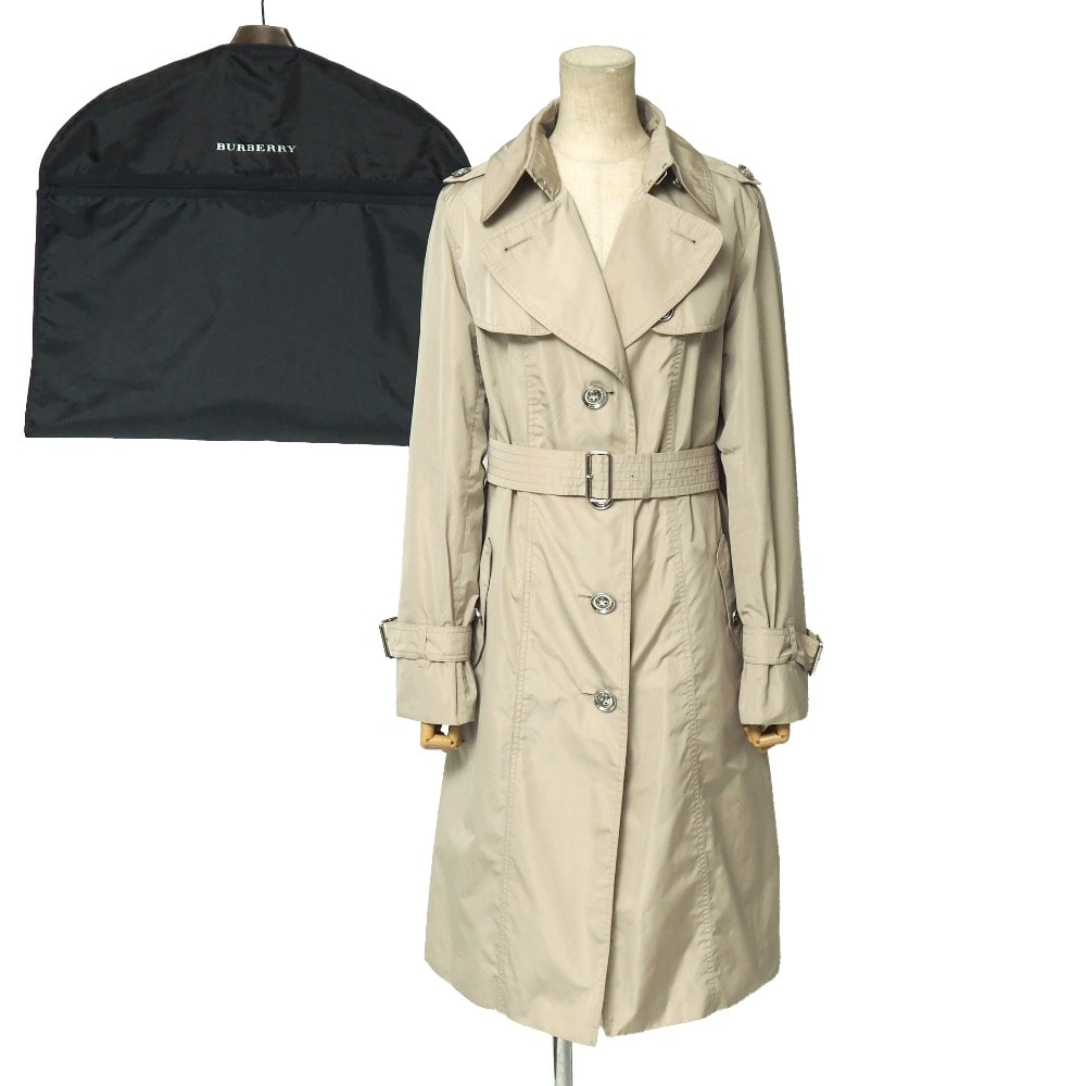 BURBERRY バーバリー トレンチコート サイズ44 裏地 : チェック ベルテッド ロングコート【おすすめ】 ブランド古着【中古】20260121/RA7278