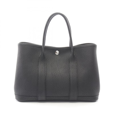 エルメス HERMES ガーデンパーティTPM トートバッグ バッグ レザー ネゴンダ C刻印(2018年製造) レディース ブラック系 【中古】