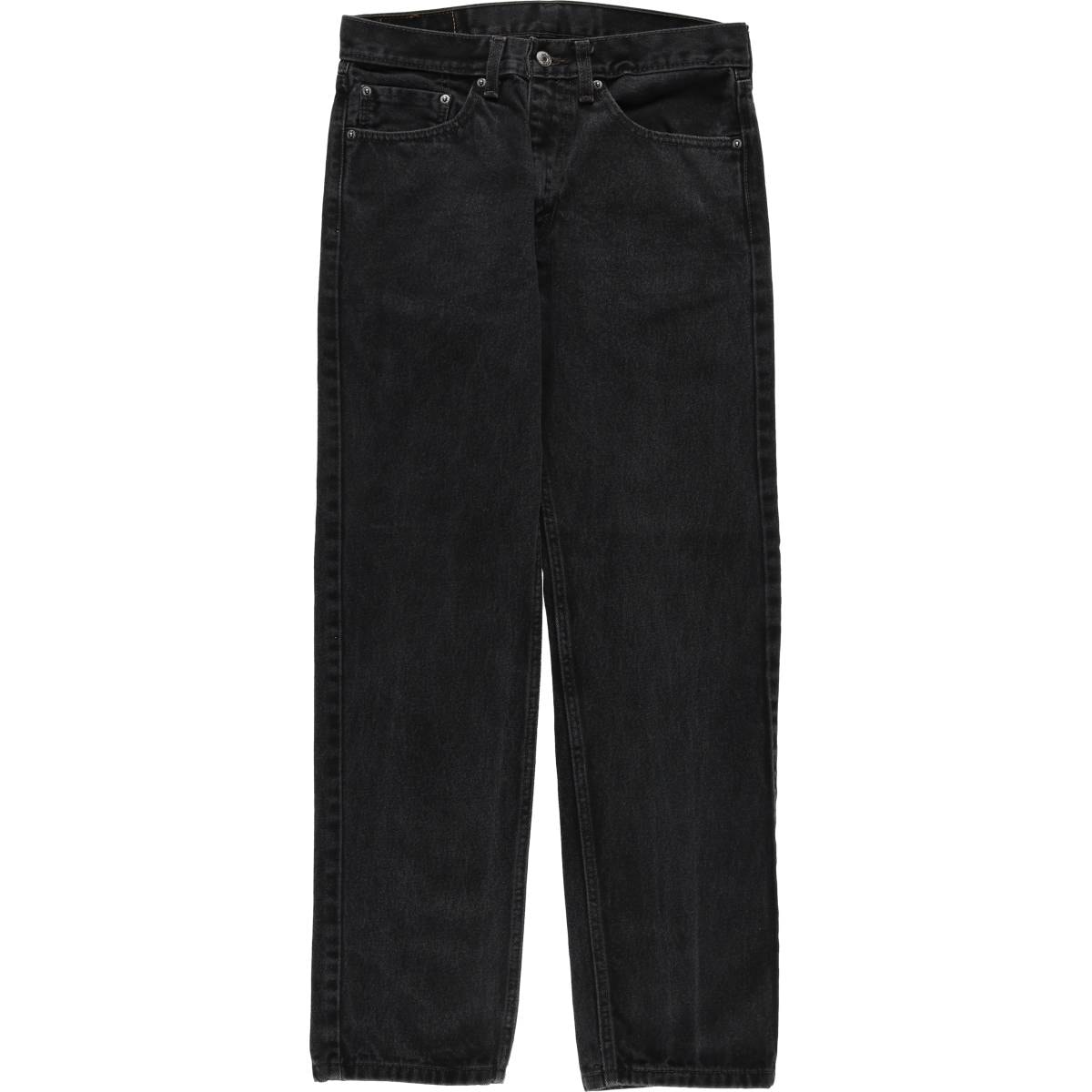 古着 リーバイス Levi's 505 ブラックデニム テーパードデニムパンツ メンズw33相当/eaa597533