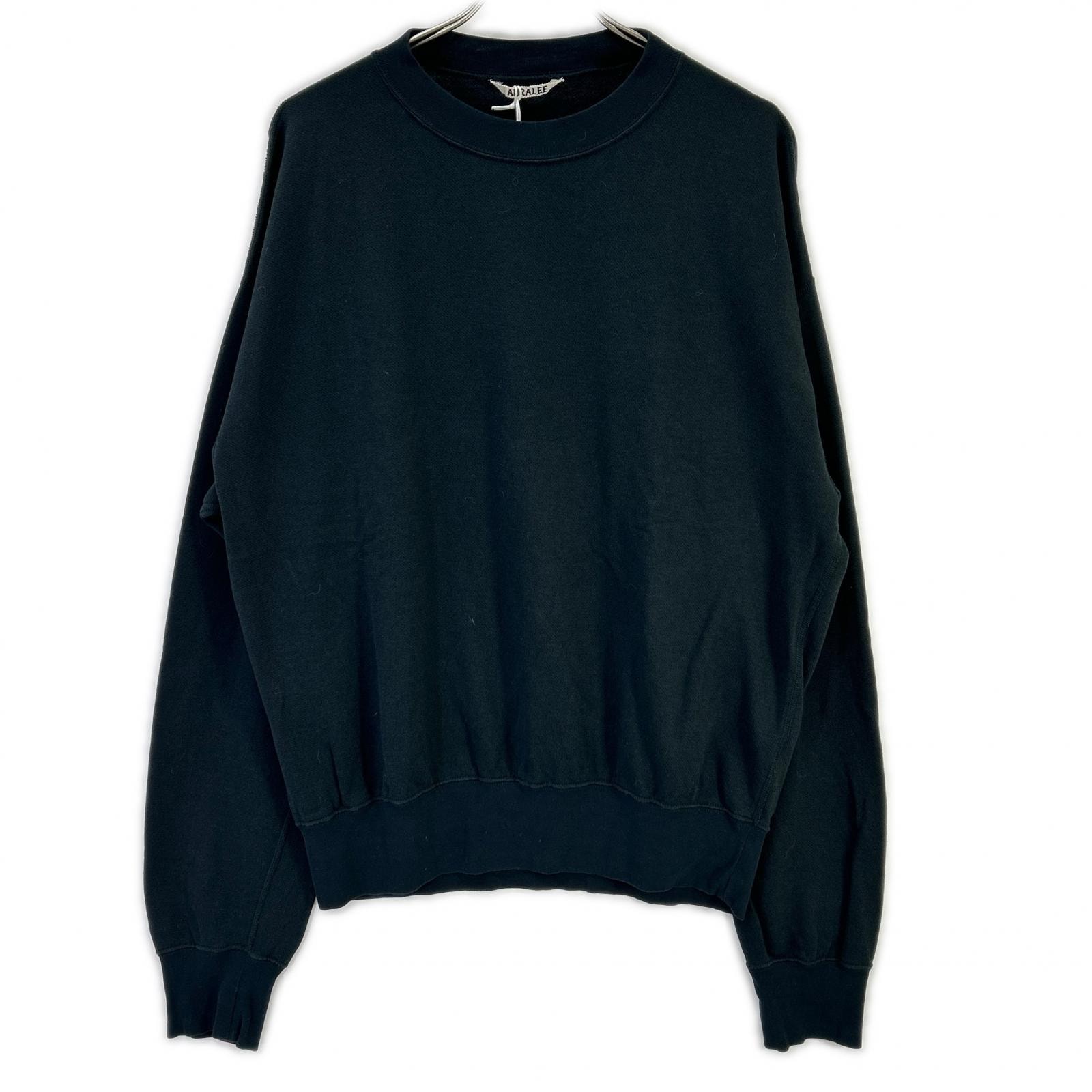 オーラリー 26SS A26SP02MU インクブラック HIGH TWIST LIGHT SWEAT P/O 5