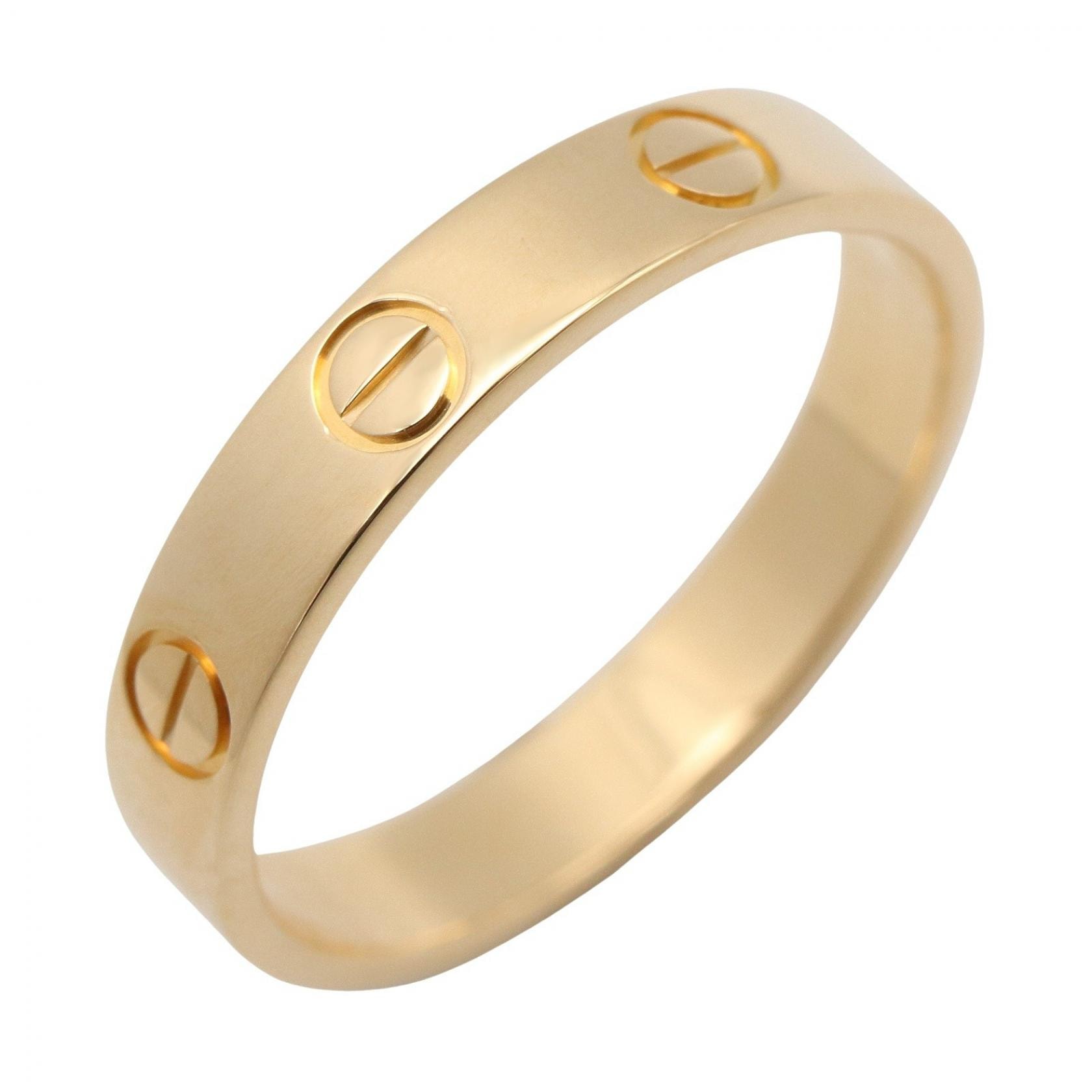 カルティエ CARTIER ミニラブリング リング・指輪 ジュエリー K18(イエローゴールド) メンズ レディース ゴールド系 B4085000 【中古】
