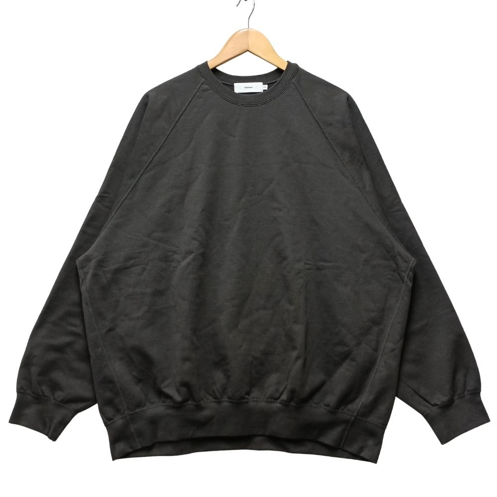 GRAPHPAPER グラフペーパー 26AW GM263-70208B Hard Terry Crew Neck Sweat スウェット 56684